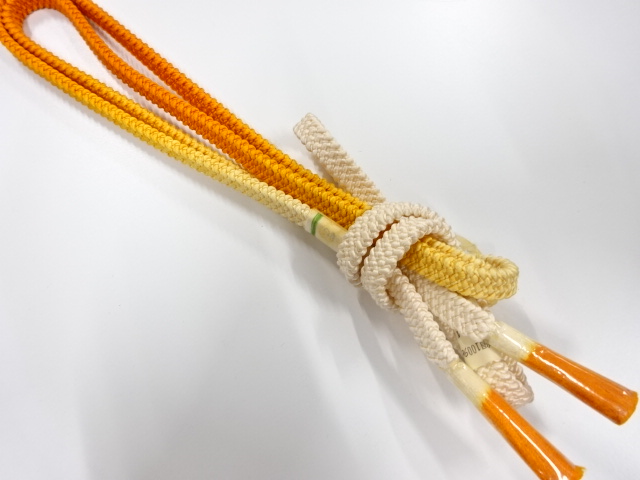 未使用品　正絹　手組帯締め